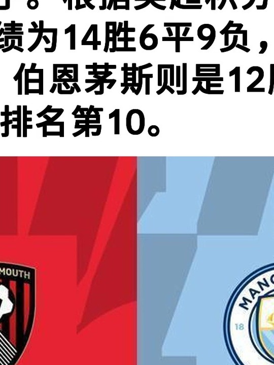 爱游戏体育平台-关于曼城击败伯恩茅斯，积分榜领先优势扩大领跑的信息