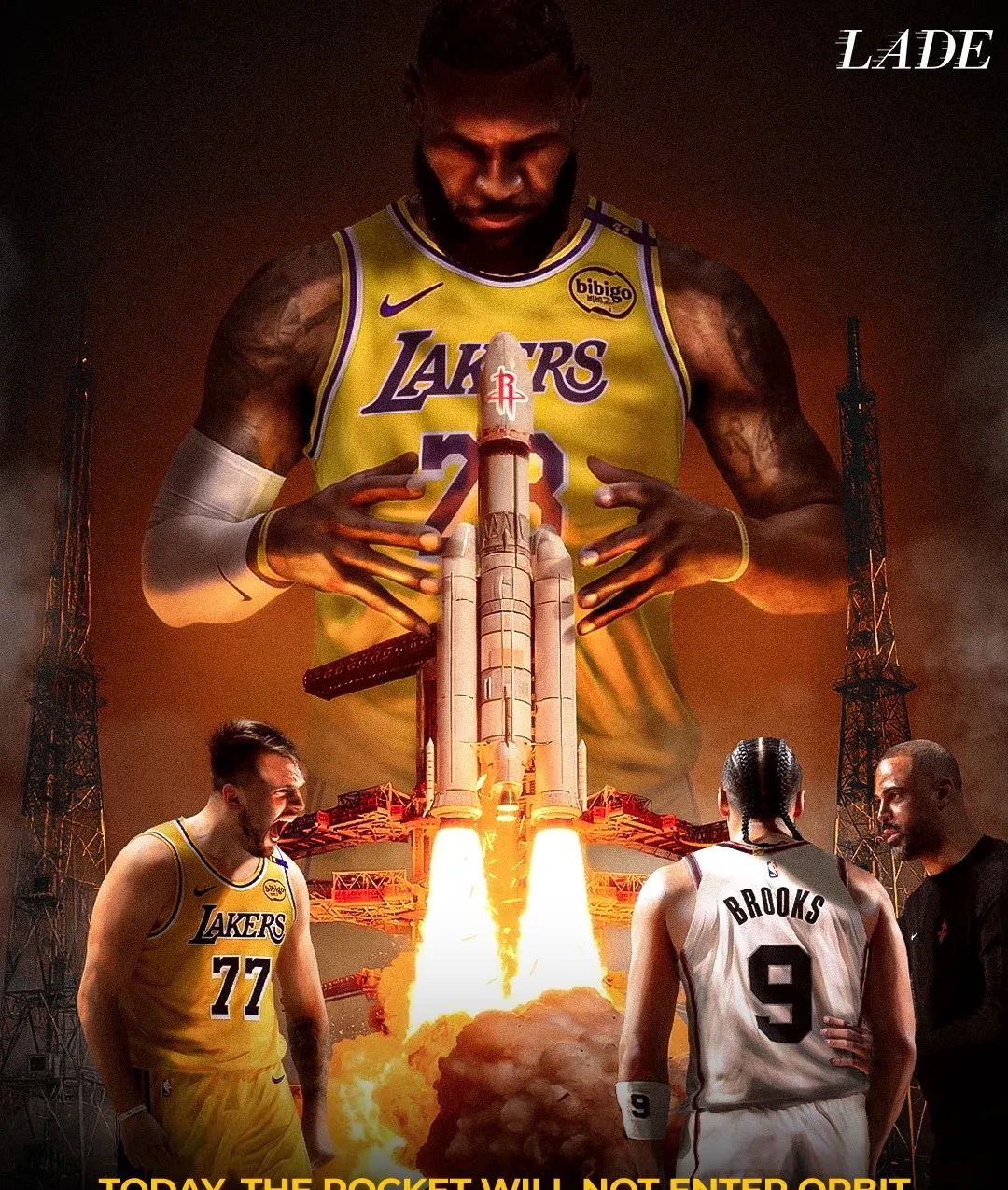 湖人大胜太空人，詹皇狂砍三双