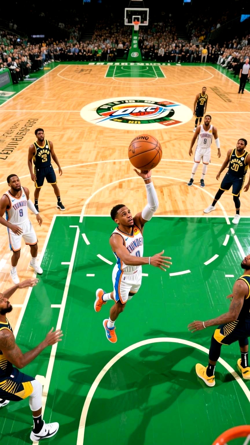 包含雷霆七员精英抗衡凯尔特人，大胜取得两连胜的词条